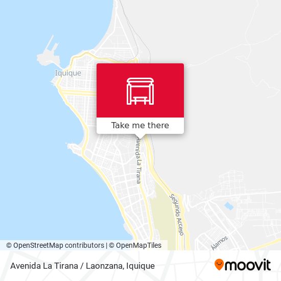 Avenida La Tirana / Laonzana map