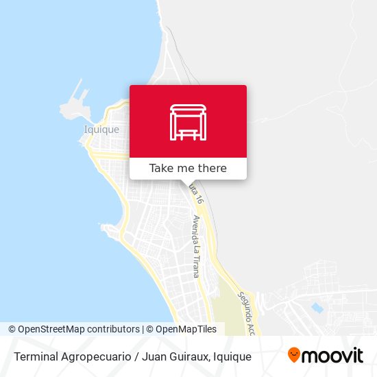 Mapa de Terminal Agropecuario / Juan Guiraux