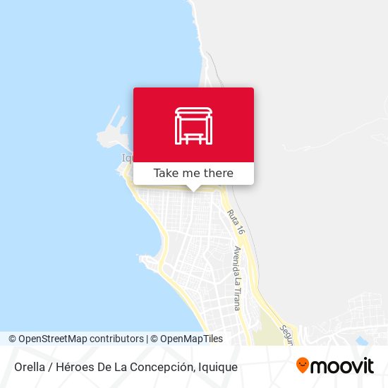 Orella / Héroes De La  Concepción map