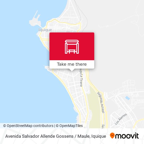 Avenida Salvador Allende Gossens / Maule map