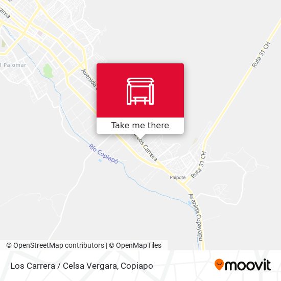 Los Carrera / Celsa Vergara map