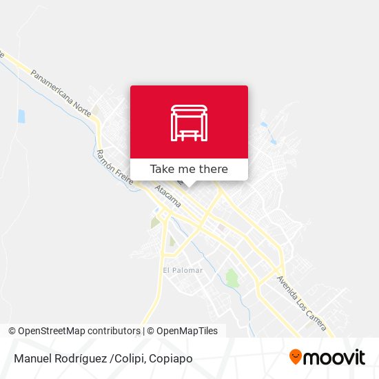 Manuel Rodríguez /Colipi map