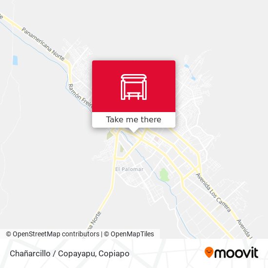 Mapa de Chañarcillo / Copayapu