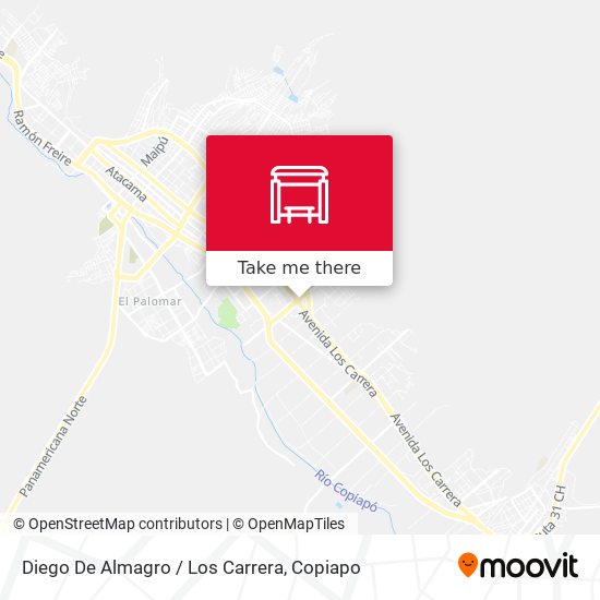 Diego De Almagro / Los Carrera map