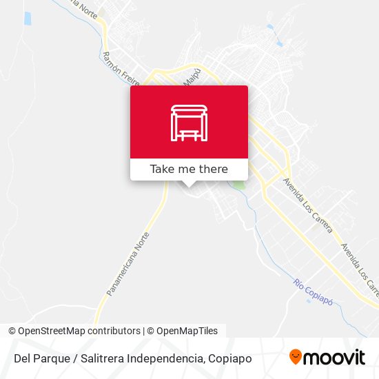 Mapa de Del Parque / Salitrera Independencia