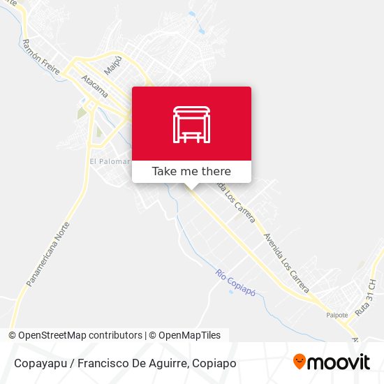 Mapa de Copayapu / Francisco De Aguirre