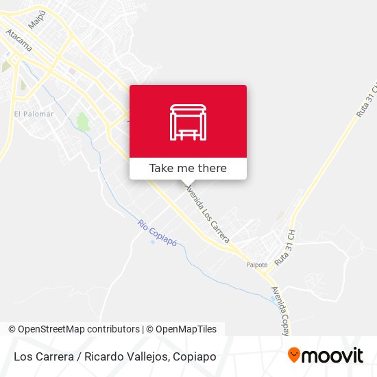 Los Carrera / Ricardo Vallejos map