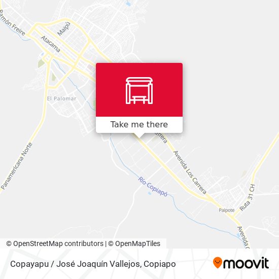 Mapa de Copayapu / José Joaquín Vallejos