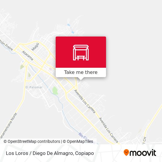 Los Loros / Diego De Almagro map