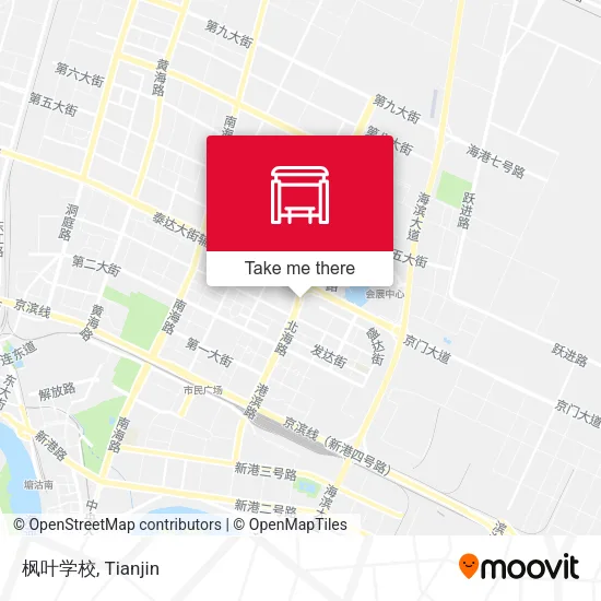 枫叶学校 map