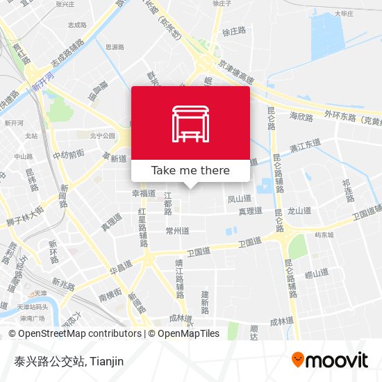 泰兴路公交站 map