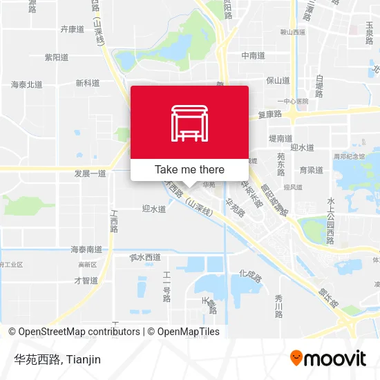 华苑西路 map