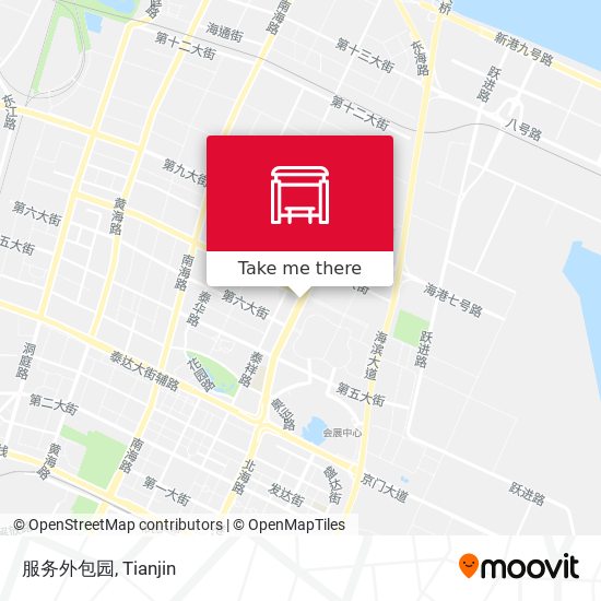 服务外包园 map
