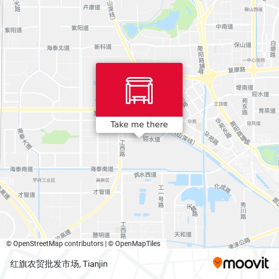 红旗农贸批发市场 map