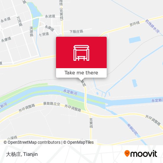 大杨庄 map
