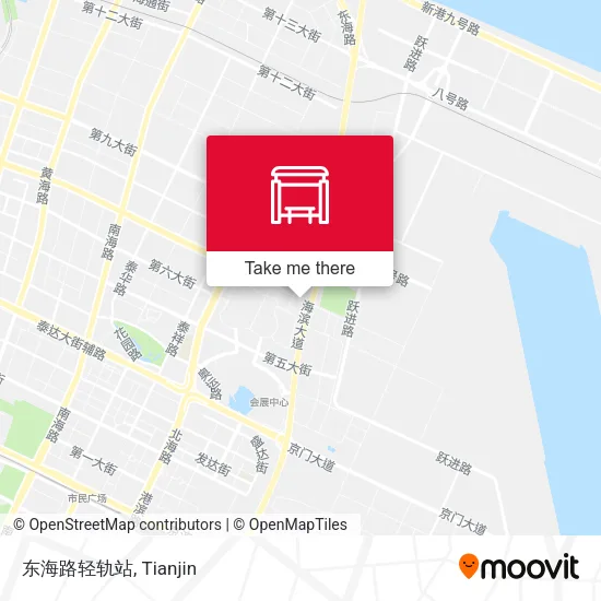 东海路轻轨站 map