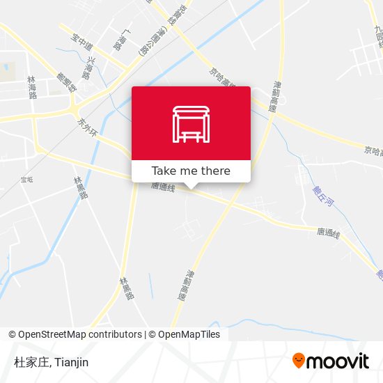 杜家庄 map