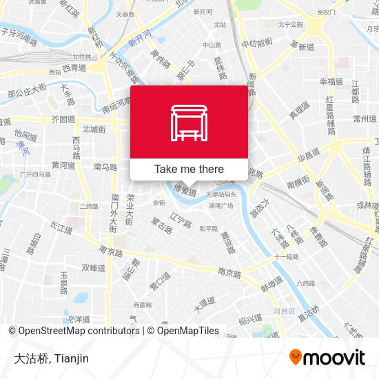 大沽桥 map