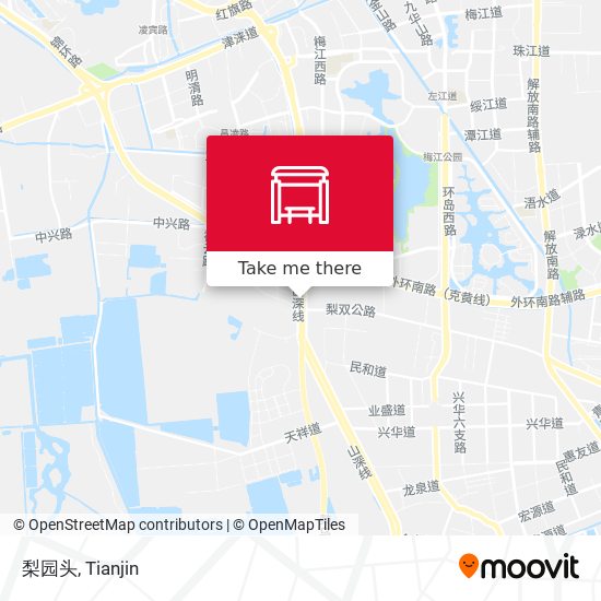梨园头 map