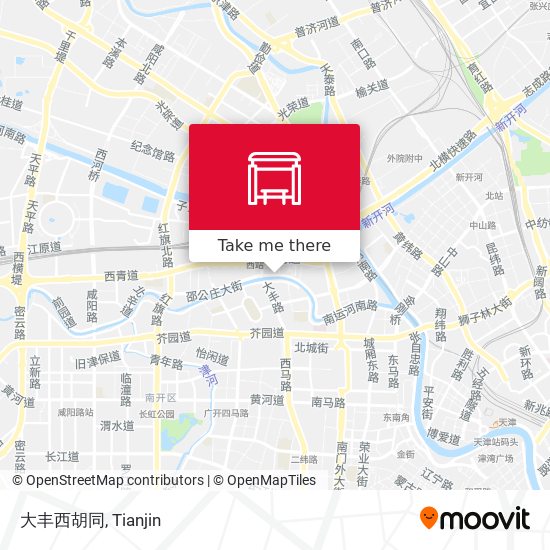 大丰西胡同 map
