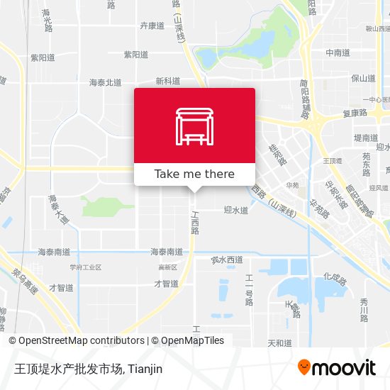 王顶堤水产批发市场 map