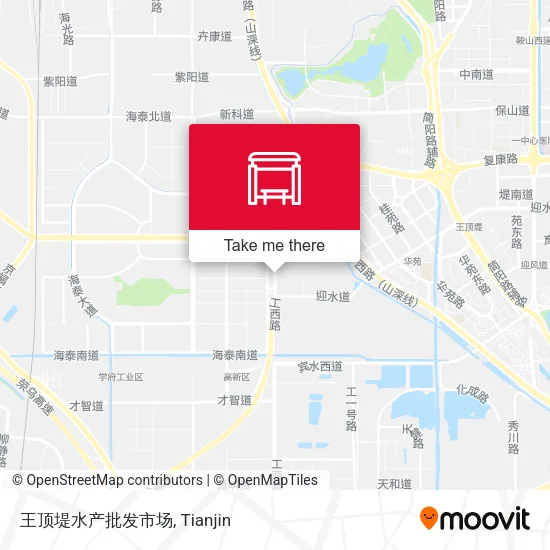 王顶堤水产批发市场 map