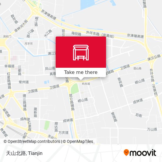 天山北路 map