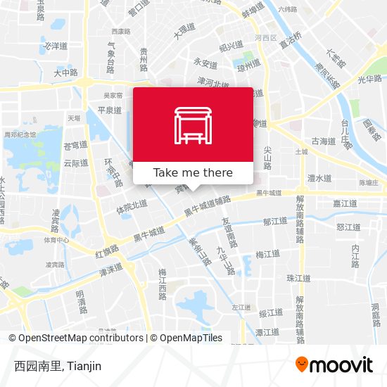 西园南里 map