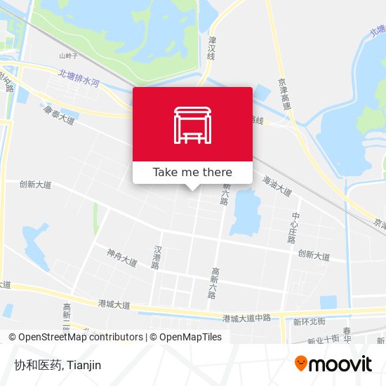 协和医药 map
