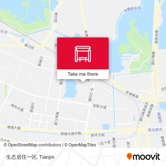 生态居住一区 map
