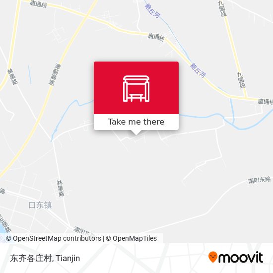 东齐各庄村 map