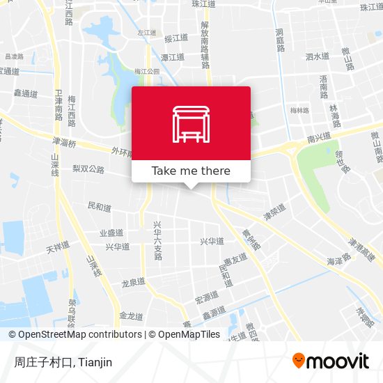 周庄子村口 map