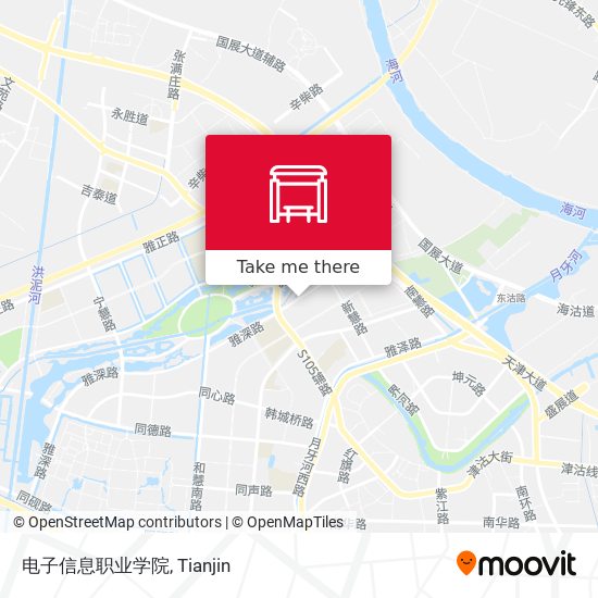 电子信息职业学院 map