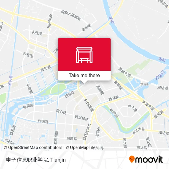 电子信息职业学院 map