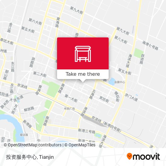 投资服务中心 map