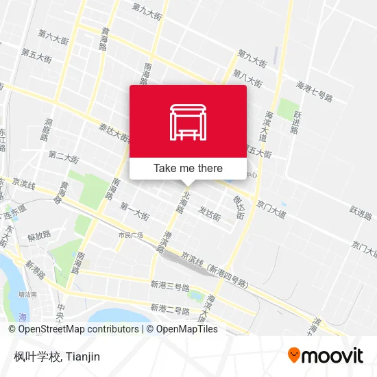 枫叶学校 map