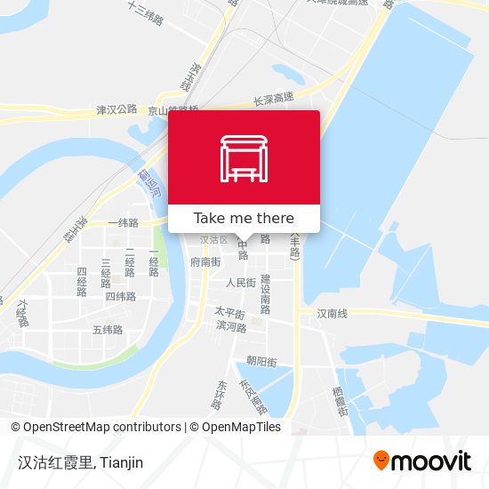 汉沽红霞里 map