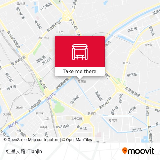 红星支路 map