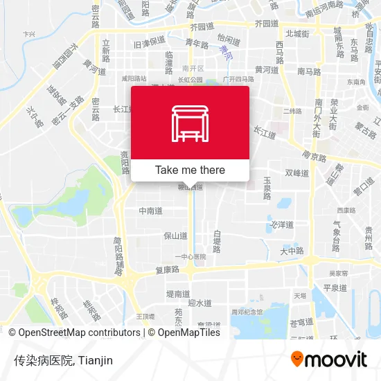 传染病医院 map