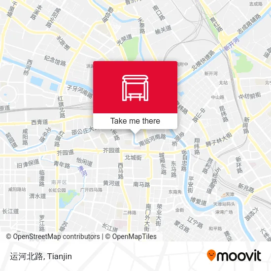 运河北路 map