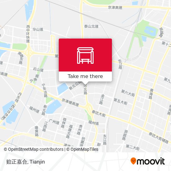 贻正嘉合 map