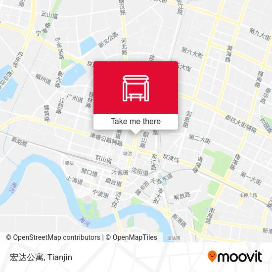宏达公寓 map