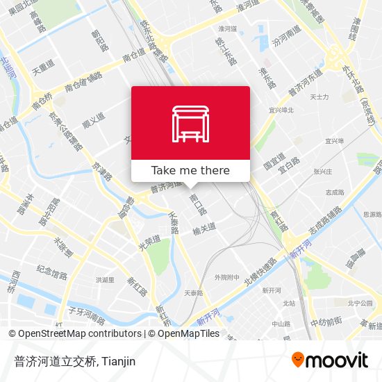 普济河道立交桥 map