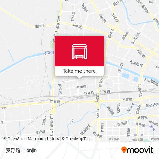 罗浮路 map