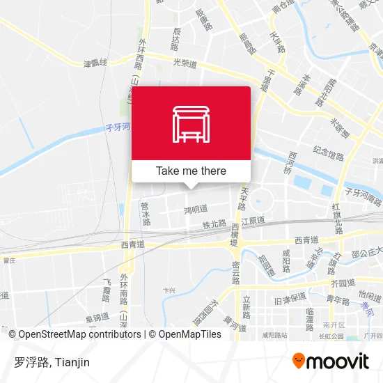 罗浮路 map