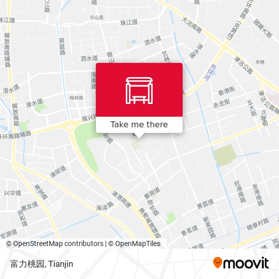 富力桃园 map