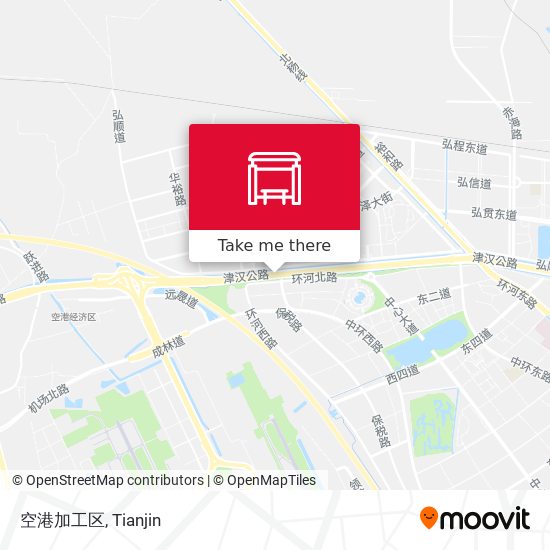 空港加工区 map