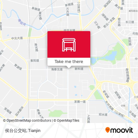 侯台公交站 map