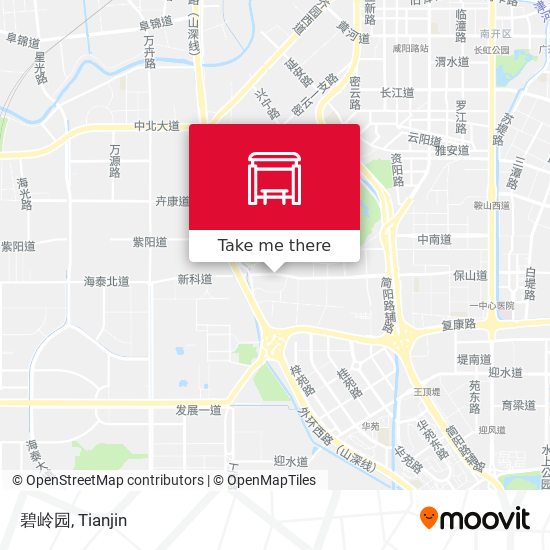 碧岭园 map