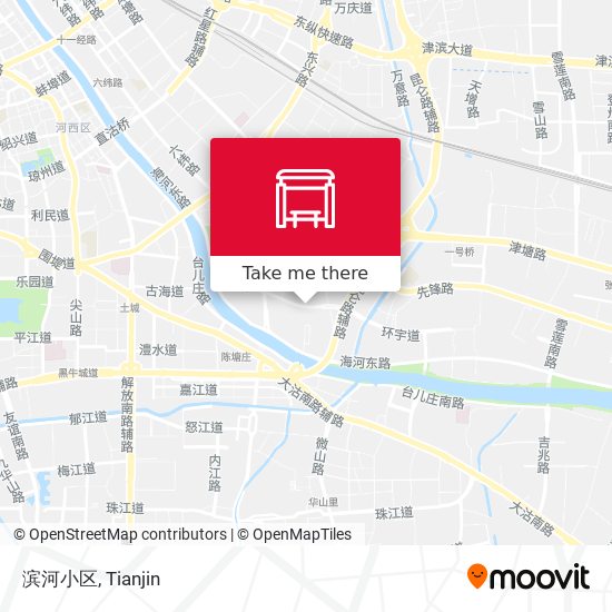 滨河小区 map